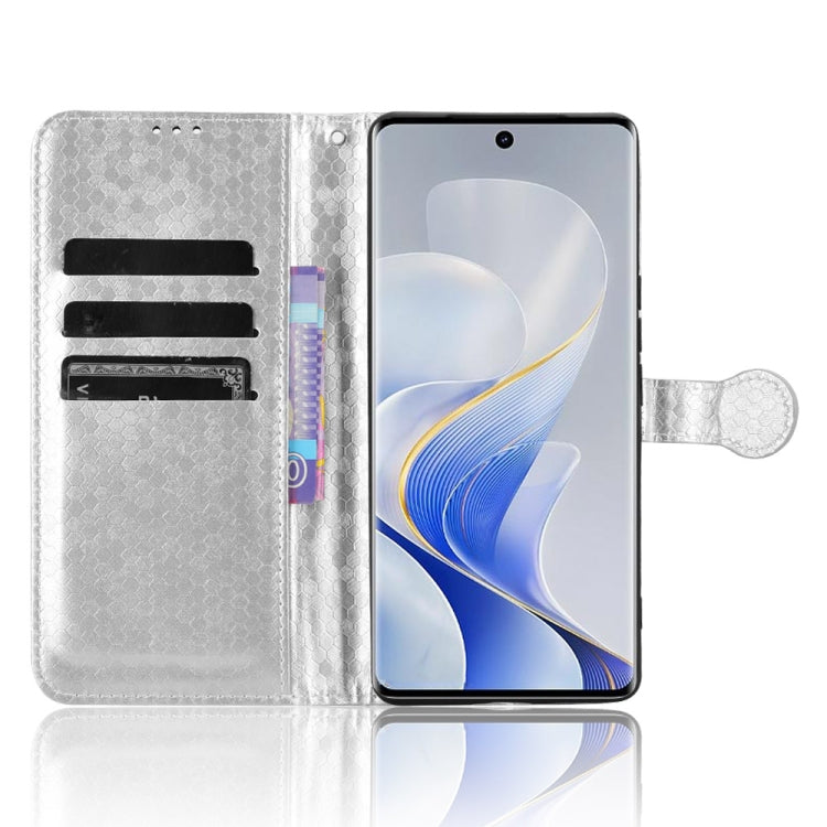 For vivo S19 Pro Honeycomb Dot Texture Leather Phone Case