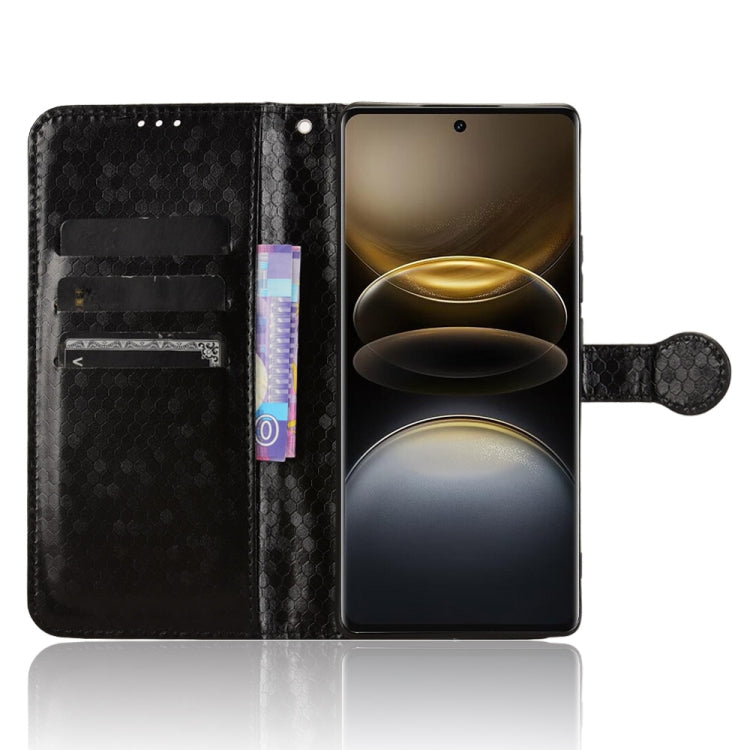 For vivo X100 Ultra Honeycomb Dot Texture Leather Phone Case