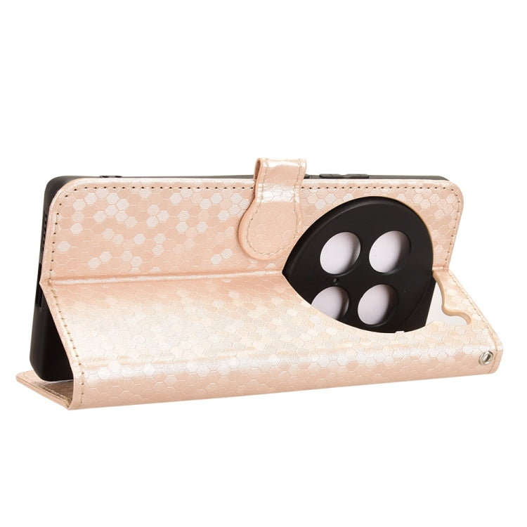For vivo X100 Ultra Honeycomb Dot Texture Leather Phone Case