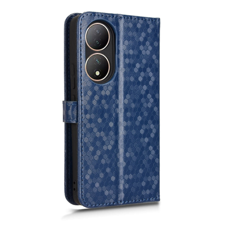 For vivo Y100 5G Honeycomb Dot Texture Leather Phone Case