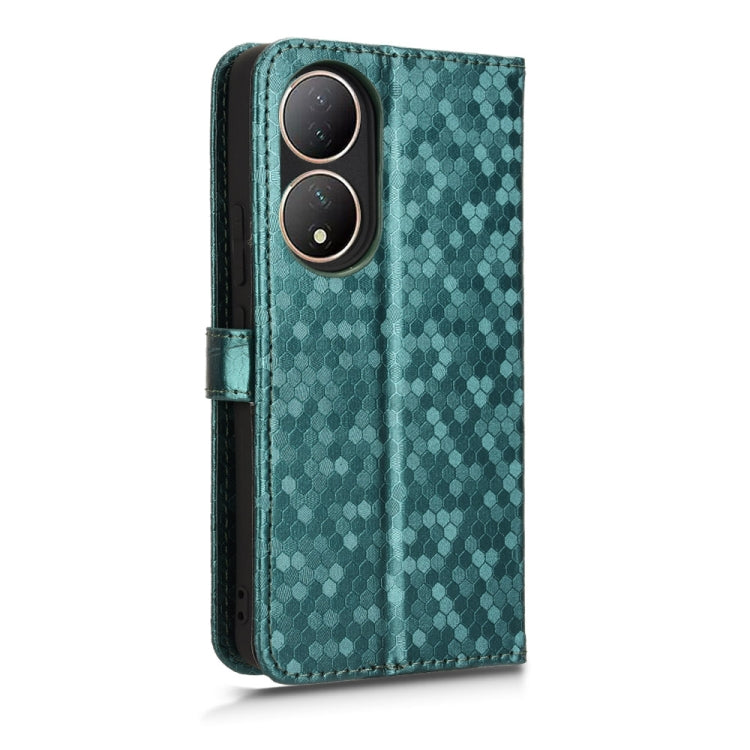 For vivo Y100 5G Honeycomb Dot Texture Leather Phone Case
