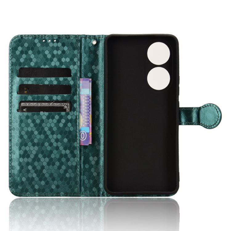 For vivo Y100 5G Honeycomb Dot Texture Leather Phone Case