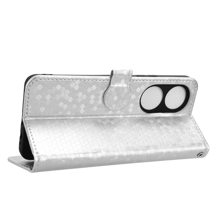 For vivo Y100 5G Honeycomb Dot Texture Leather Phone Case