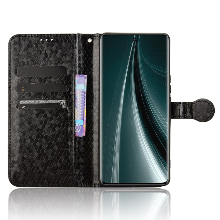 For vivo T3 Pro 5G India / iQOO Z9s Pro 5G Honeycomb Dot Texture Leather Phone Case