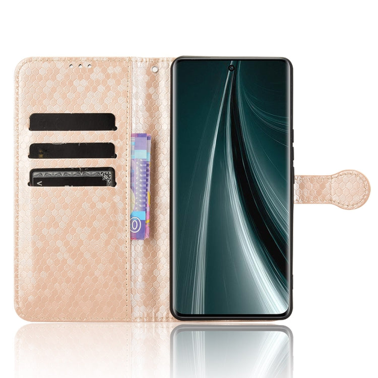 For vivo T3 Pro 5G India / iQOO Z9s Pro 5G Honeycomb Dot Texture Leather Phone Case