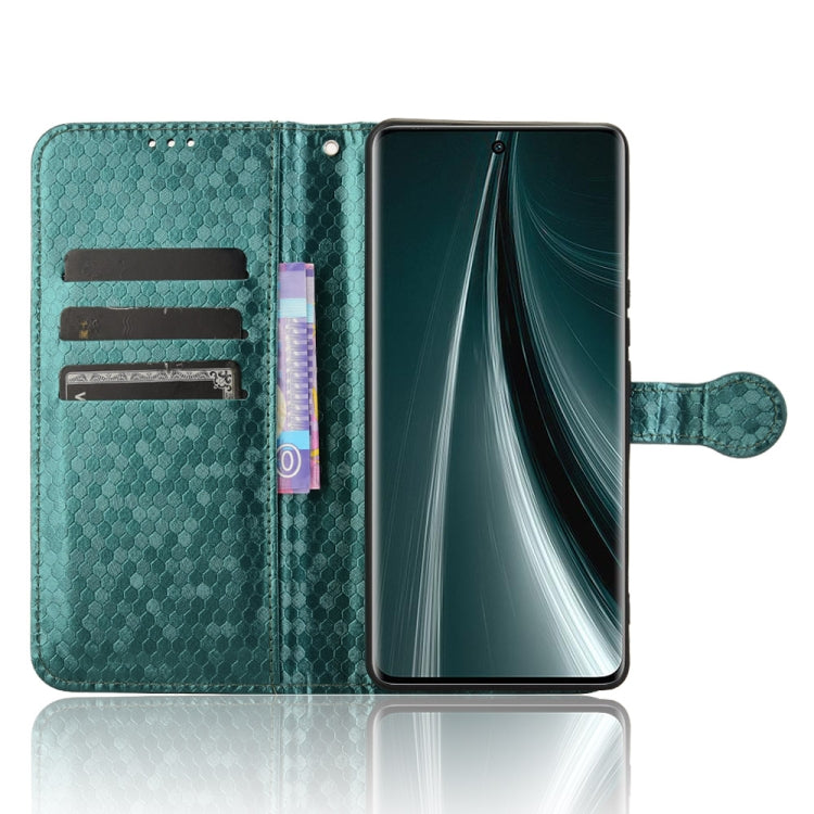 For vivo T3 Pro 5G India / iQOO Z9s Pro 5G Honeycomb Dot Texture Leather Phone Case
