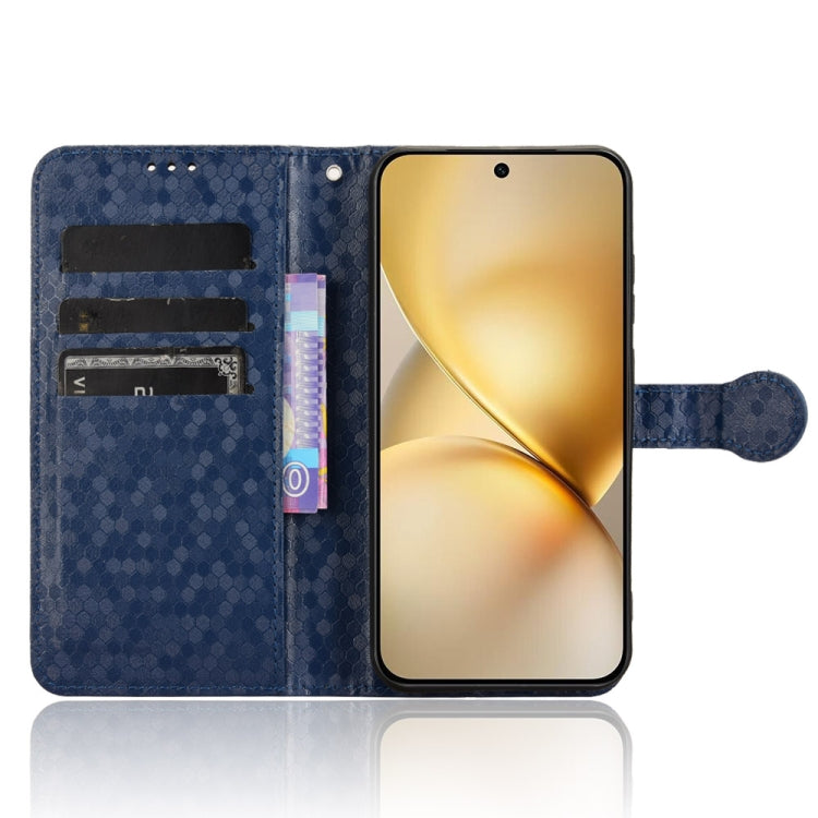 For vivo X200 5G Honeycomb Dot Texture Leather Phone Case