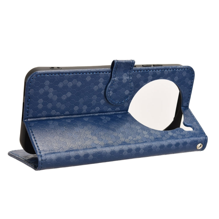 For vivo X200 5G Honeycomb Dot Texture Leather Phone Case