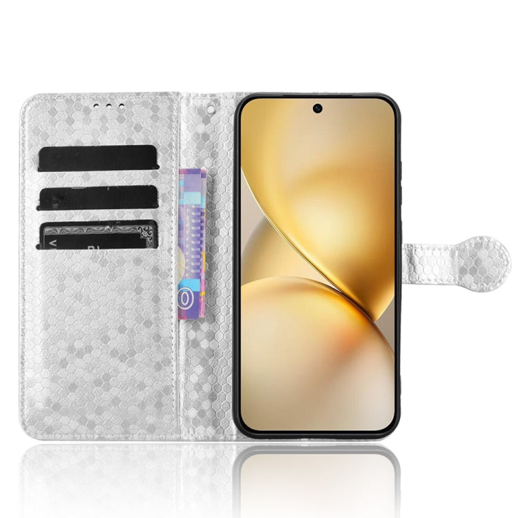 For vivo X200 5G Honeycomb Dot Texture Leather Phone Case