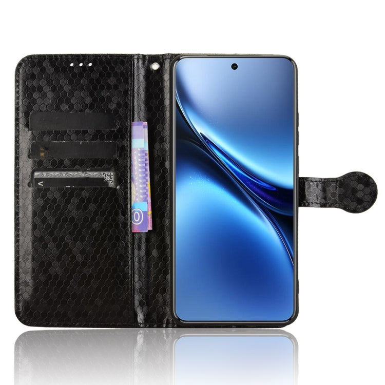 For vivo X200 Pro 5G Honeycomb Dot Texture Leather Phone Case