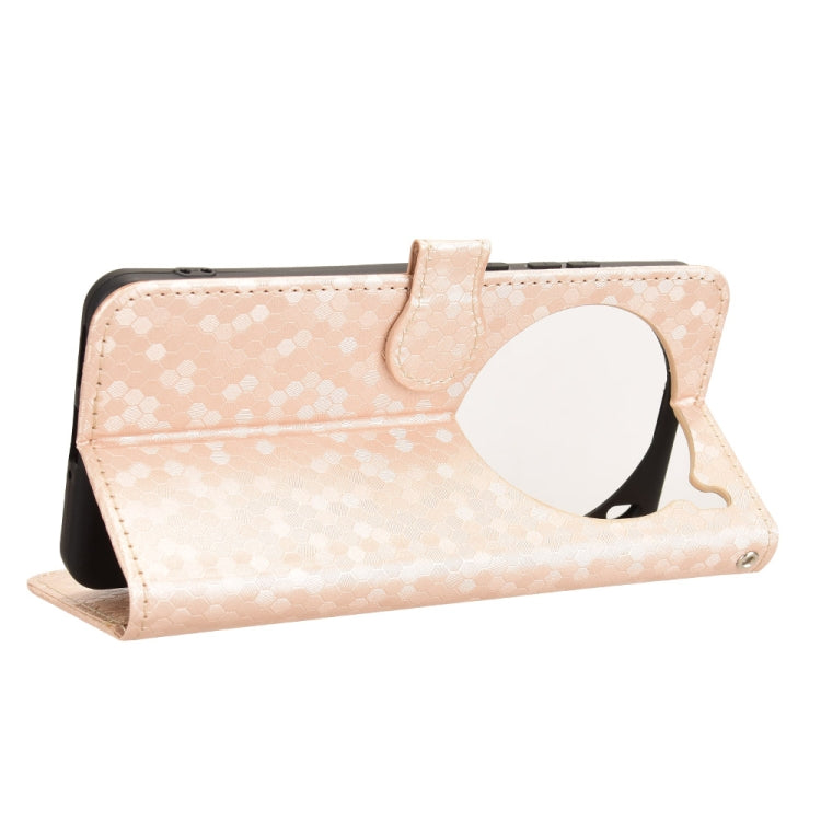 For vivo X200 Pro 5G Honeycomb Dot Texture Leather Phone Case