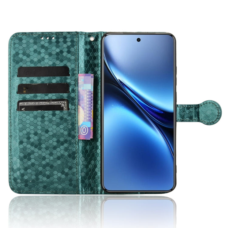 For vivo X200 Pro 5G Honeycomb Dot Texture Leather Phone Case