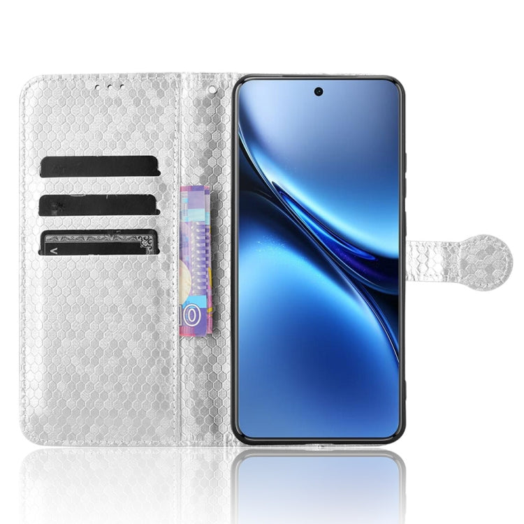 For vivo X200 Pro 5G Honeycomb Dot Texture Leather Phone Case