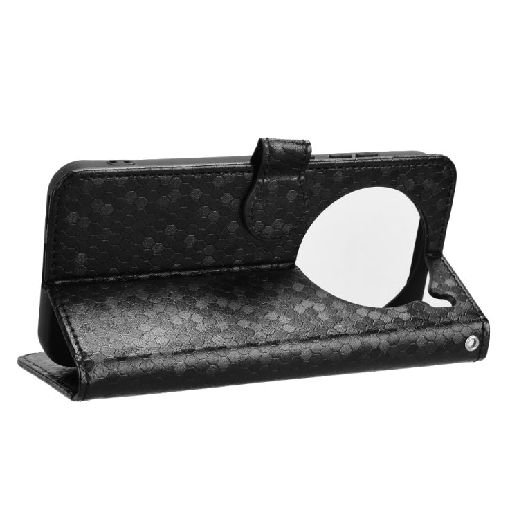 For vivo X200 Pro mini 5G Honeycomb Dot Texture Leather Phone Case