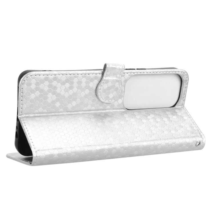 For vivo Y19s 4G Global Honeycomb Dot Texture Leather Phone Case