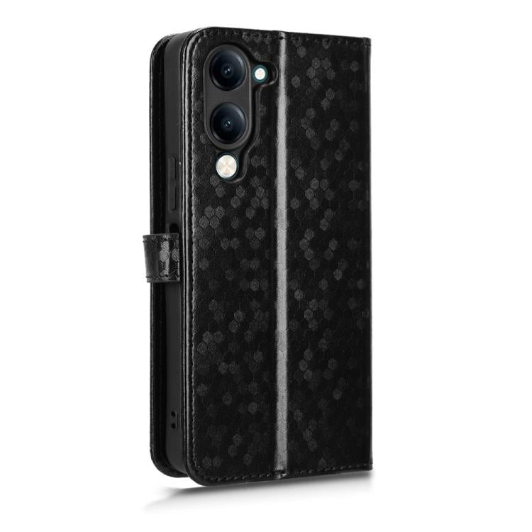 For vivo Y29s 5G / Y04 4G Honeycomb Dot Texture Leather Phone Case