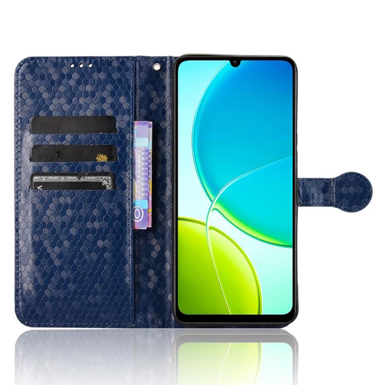 For vivo Y29s 5G / Y04 4G Honeycomb Dot Texture Leather Phone Case