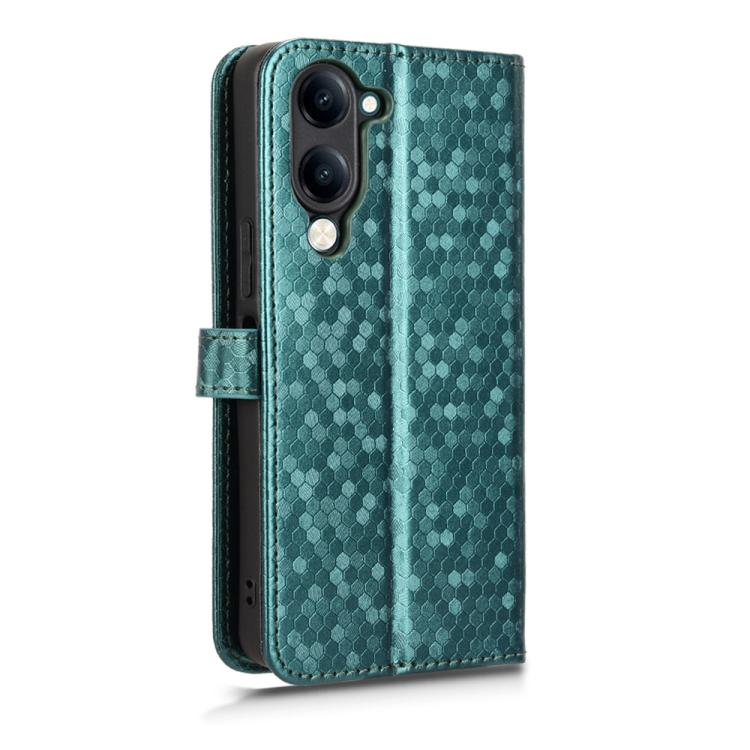 For vivo Y29s 5G / Y04 4G Honeycomb Dot Texture Leather Phone Case