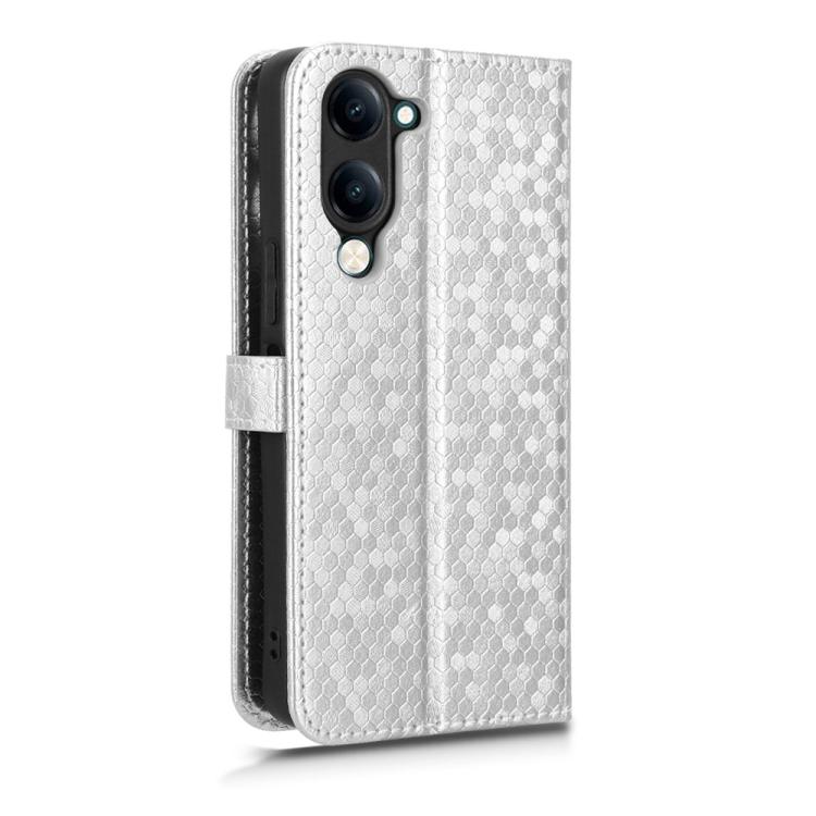 For vivo Y29s 5G / Y04 4G Honeycomb Dot Texture Leather Phone Case