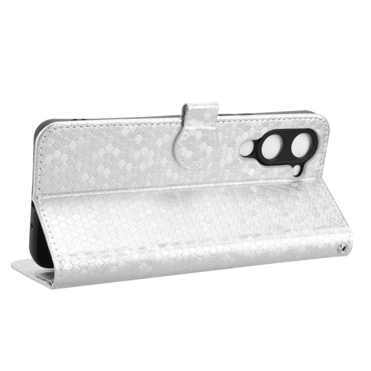 For vivo Y29s 5G / Y04 4G Honeycomb Dot Texture Leather Phone Case