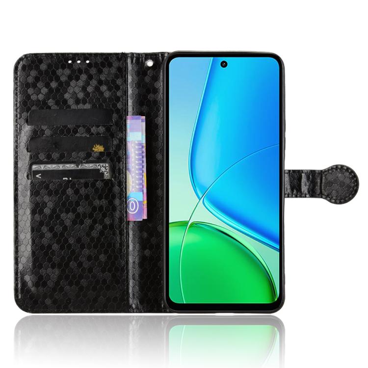 For vivo Y29 4G Global / T4x Honeycomb Dot Texture Leather Phone Case