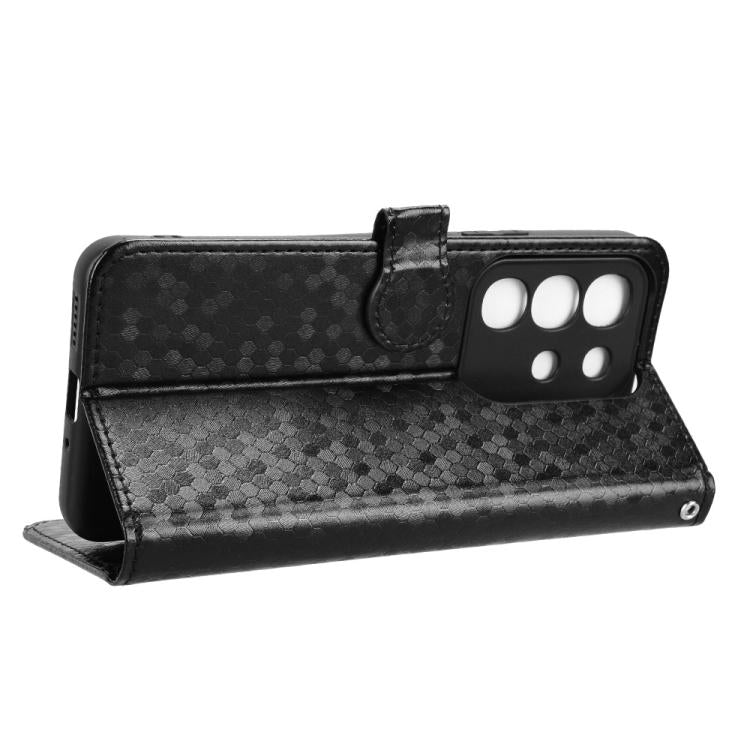For vivo Y29 4G Global / T4x Honeycomb Dot Texture Leather Phone Case