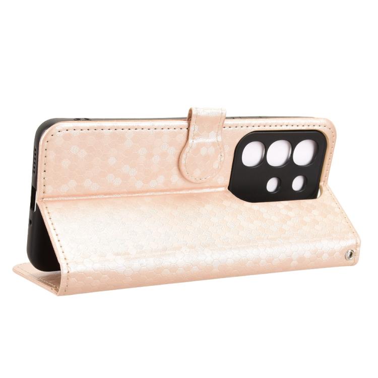 For vivo Y29 4G Global / T4x Honeycomb Dot Texture Leather Phone Case
