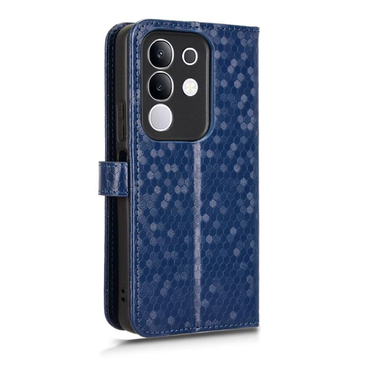 For vivo Y29 4G Global / T4x Honeycomb Dot Texture Leather Phone Case