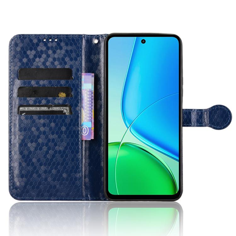 For vivo Y29 4G Global / T4x Honeycomb Dot Texture Leather Phone Case