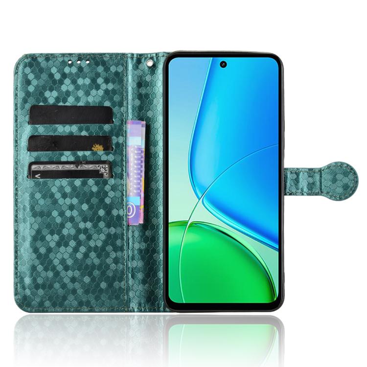 For vivo Y29 4G Global / T4x Honeycomb Dot Texture Leather Phone Case