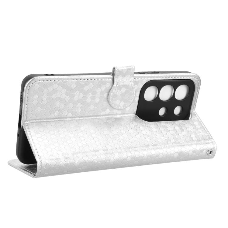 For vivo Y29 4G Global / T4x Honeycomb Dot Texture Leather Phone Case