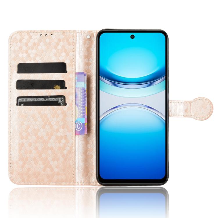 For vivo Y39 5G / Y300i Honeycomb Dot Texture Leather Phone Case