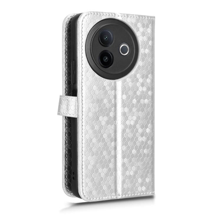 For vivo Y39 5G / Y300i Honeycomb Dot Texture Leather Phone Case