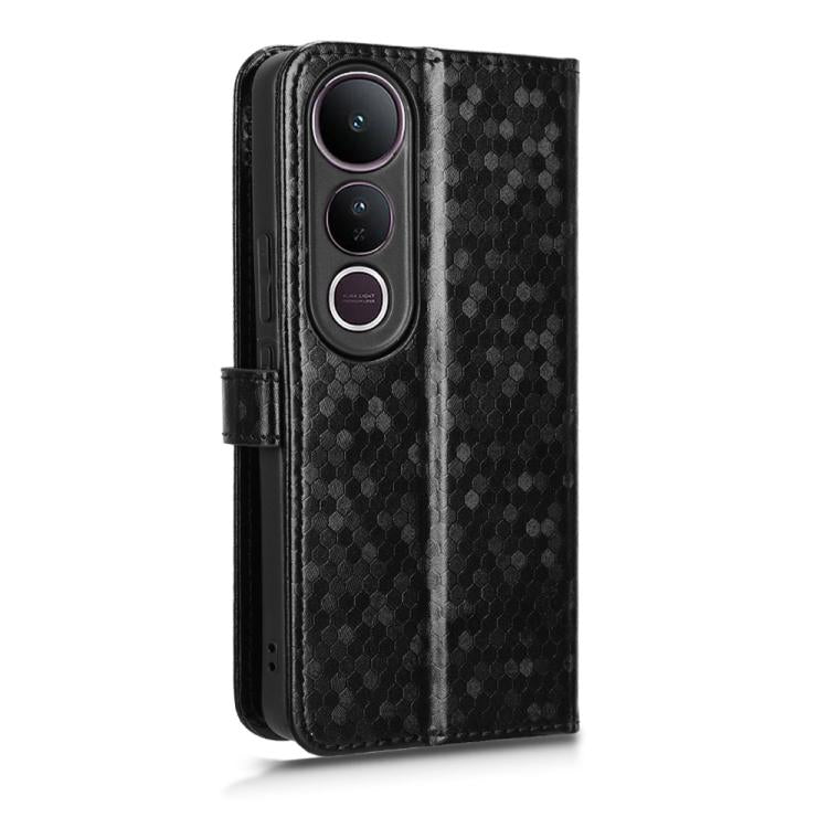 For vivo V50 Lite 5G Global Honeycomb Dot Texture Leather Phone Case