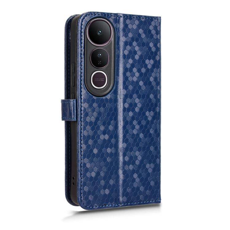 For vivo V50 Lite 5G Global Honeycomb Dot Texture Leather Phone Case