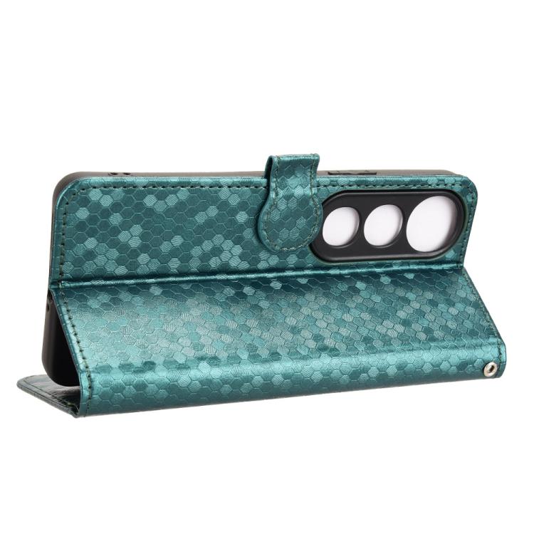 For vivo V50 Lite 5G Global Honeycomb Dot Texture Leather Phone Case