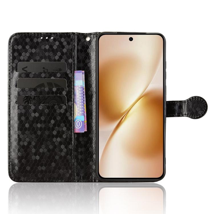 For vivo X200s 5G Honeycomb Dot Texture Leather Phone Case