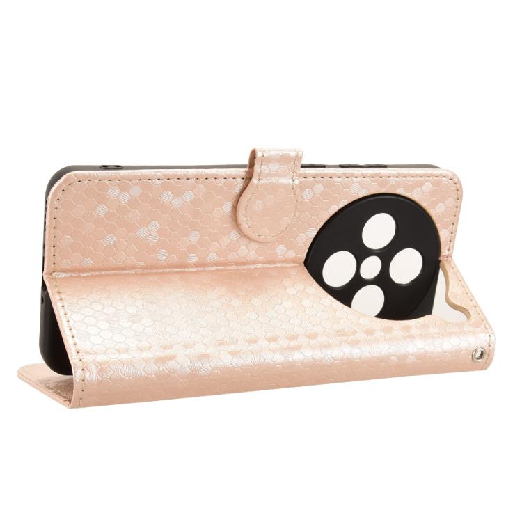 For vivo X200s 5G Honeycomb Dot Texture Leather Phone Case