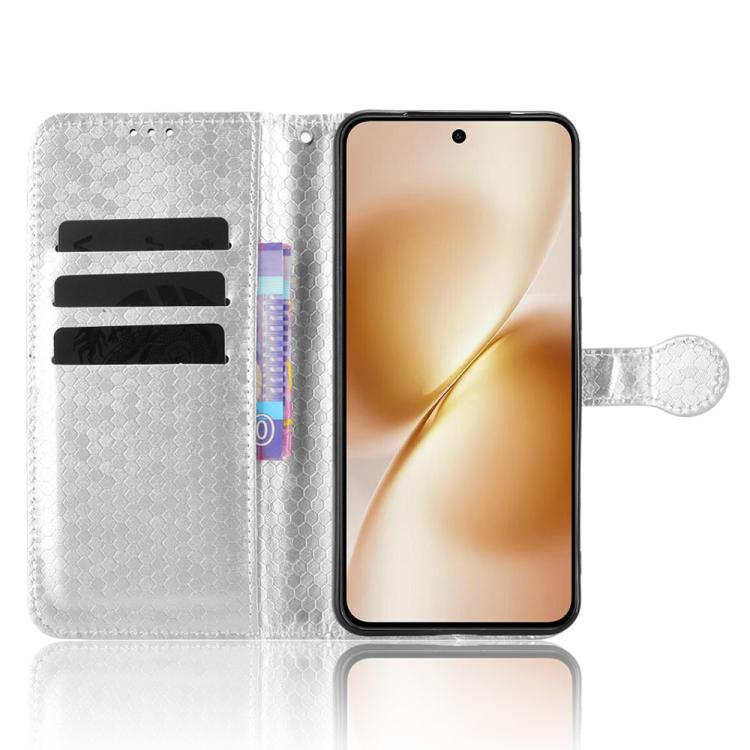 For vivo X200s 5G Honeycomb Dot Texture Leather Phone Case