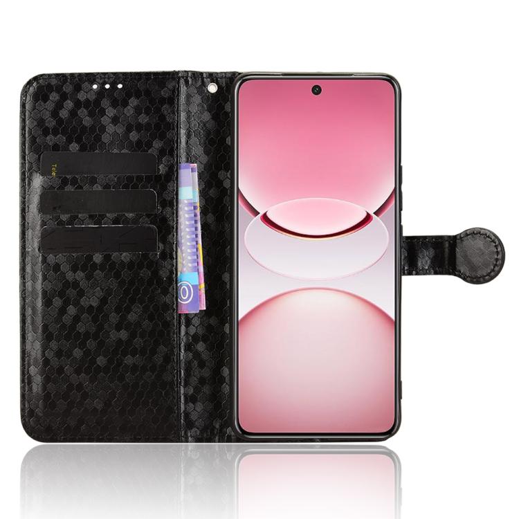 For vivo Y300 Pro 5G / iQOO Z10 5G India Honeycomb Dot Texture Leather Phone Case