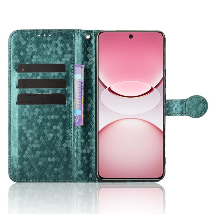 For vivo Y300 Pro 5G / iQOO Z10 5G India Honeycomb Dot Texture Leather Phone Case