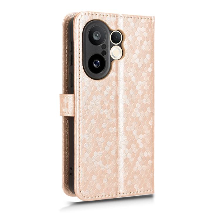For vivo X200 FE / S30 Pro mini Honeycomb Dot Texture Leather Phone Case