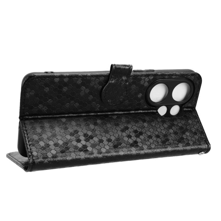 For vivo V60 5G Honeycomb Dot Texture Leather Phone Case