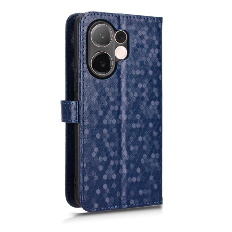 For vivo V60 5G Honeycomb Dot Texture Leather Phone Case