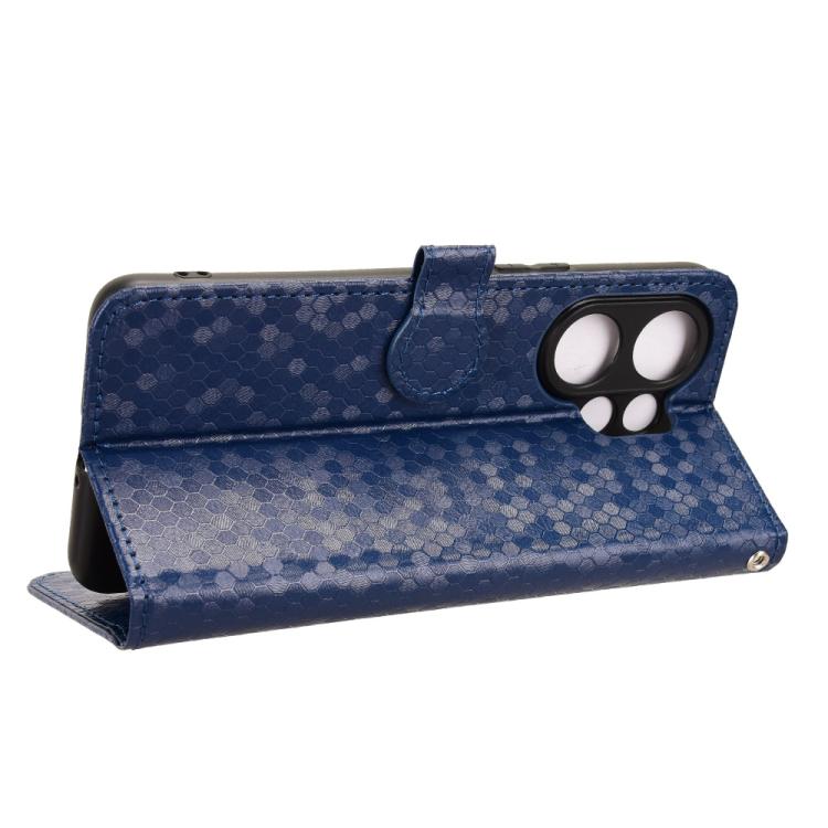 For vivo V60 5G Honeycomb Dot Texture Leather Phone Case