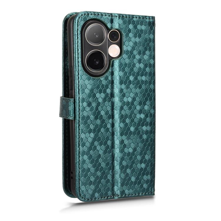 For vivo V60 5G Honeycomb Dot Texture Leather Phone Case