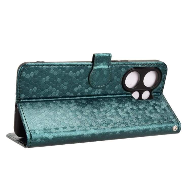 For vivo V60 5G Honeycomb Dot Texture Leather Phone Case