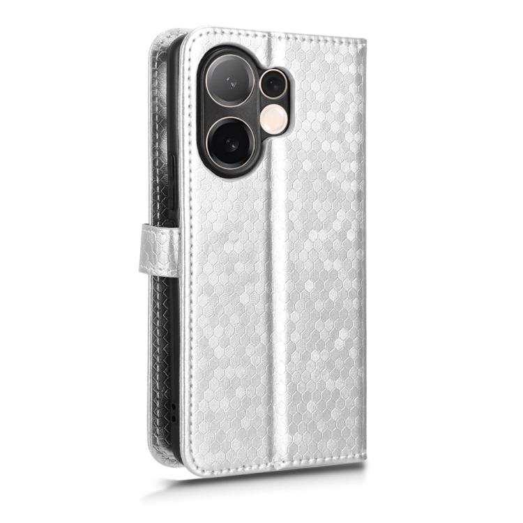 For vivo V60 5G Honeycomb Dot Texture Leather Phone Case