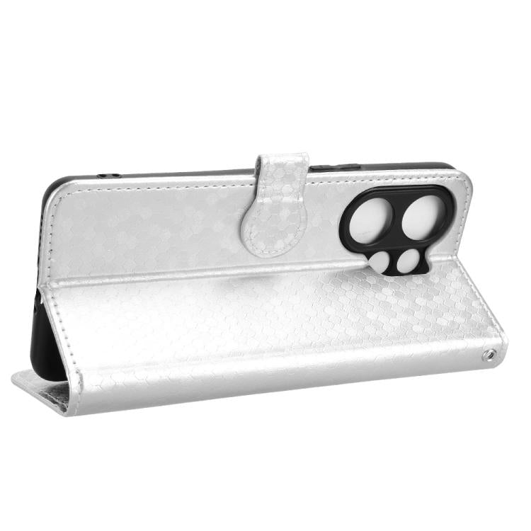 For vivo V60 5G Honeycomb Dot Texture Leather Phone Case
