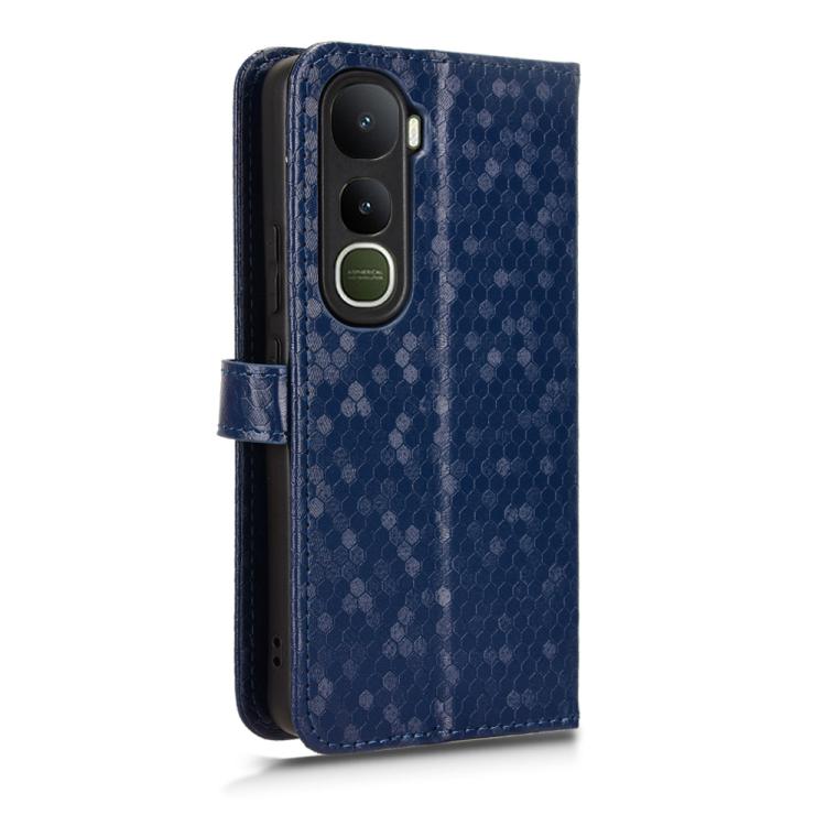 For vivo Y400 5G Global Honeycomb Dot Texture Leather Phone Case